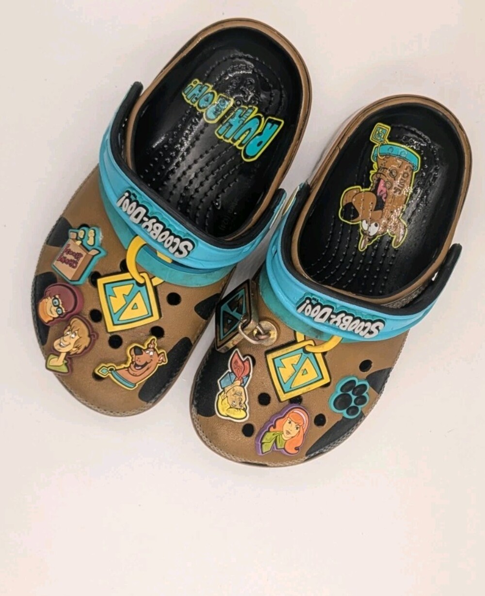 Crocs Classic Clog Scooby-Doo! Limited Edition slip on toddler shoes sz 11